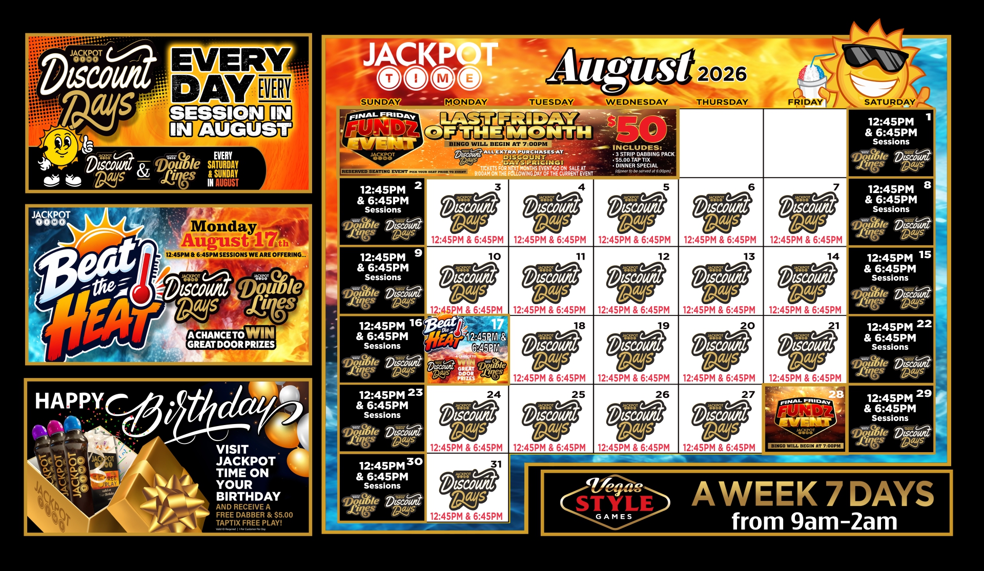 August Calendar