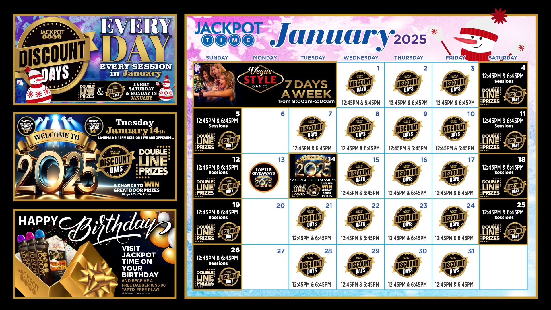 January Calendar