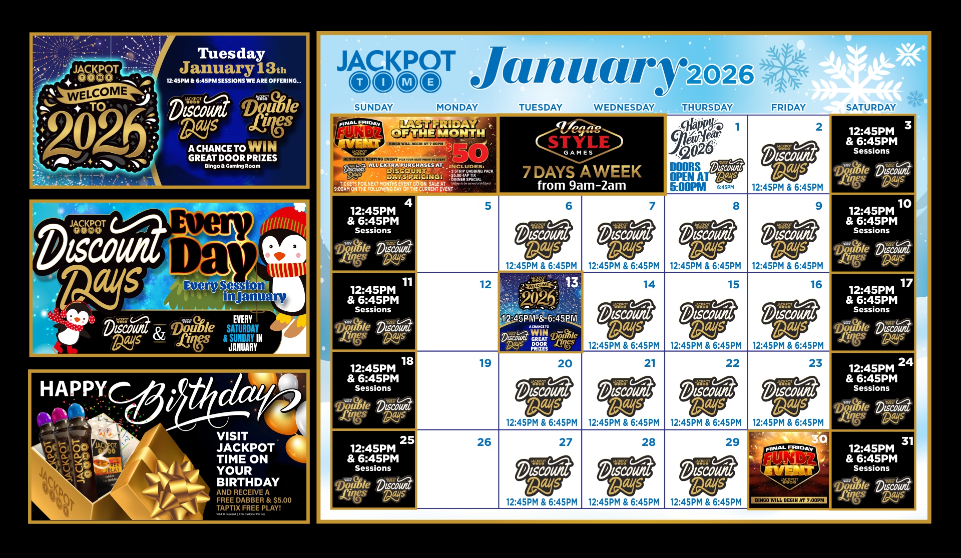January Calendar