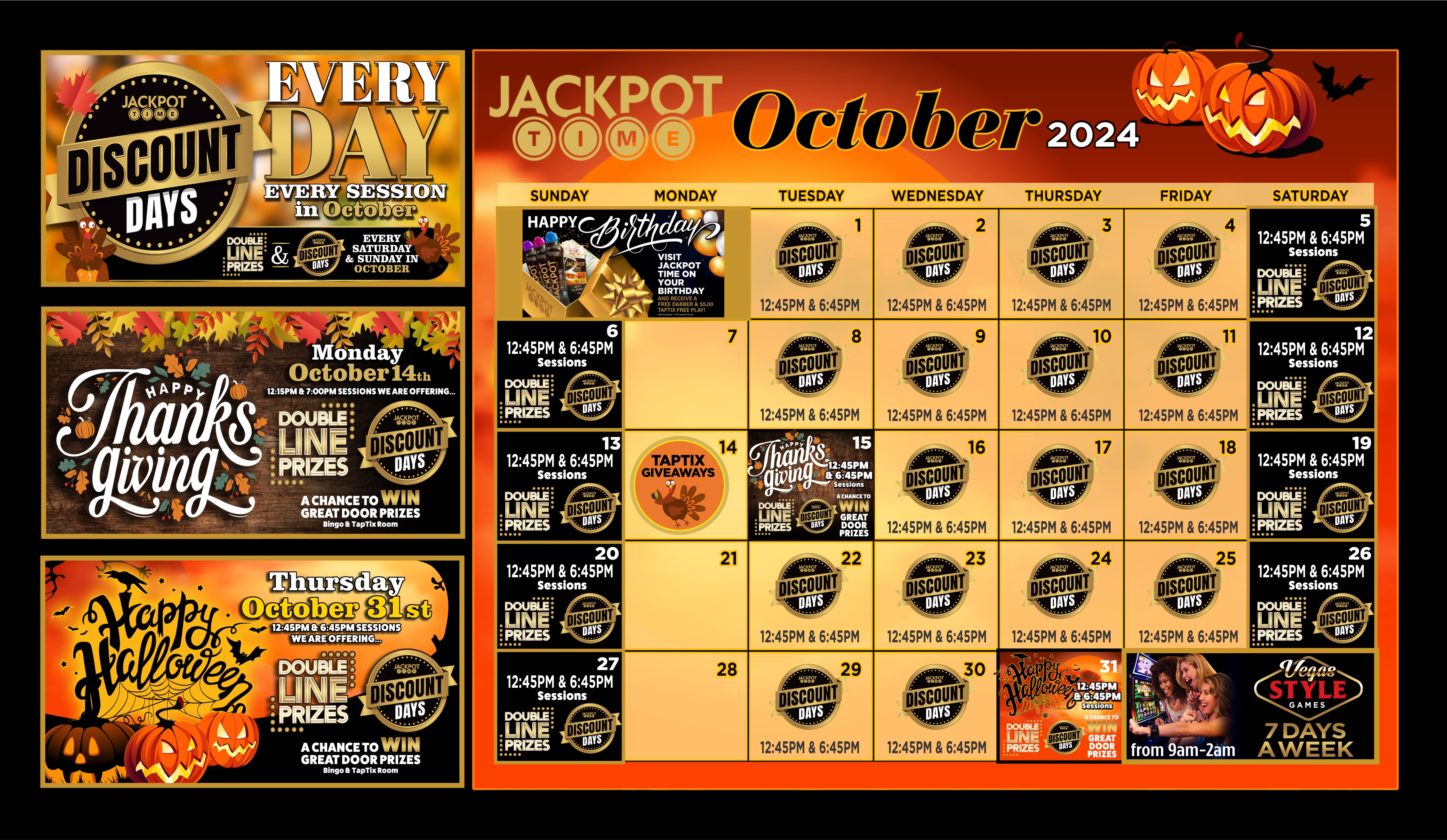 October Calendar